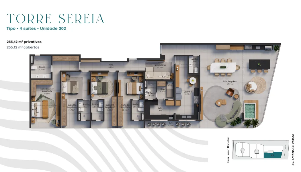 Unidade 302 - Torre Sereia