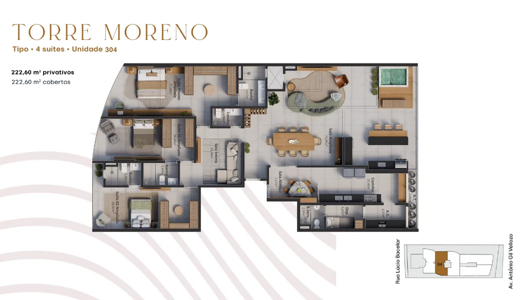 Unidade 304 - Torre Moreno
