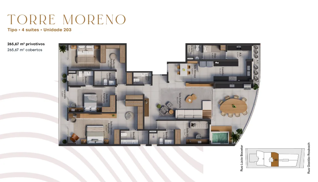 Unidade 203 - Torre Moreno