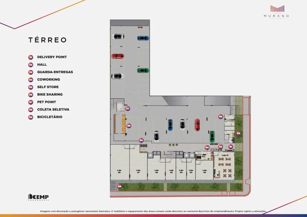 Planta do empreendimento