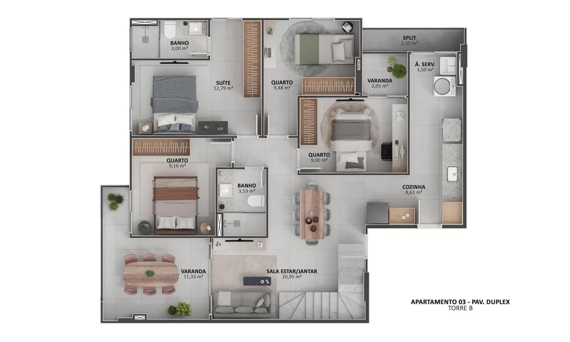 15 PH APTO03 TORRE B PAV DUPLEX T1