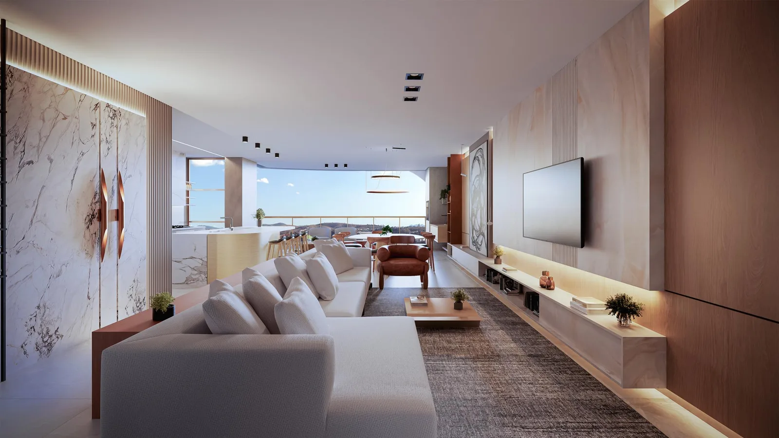 Grand Soleil Apartamento Sala