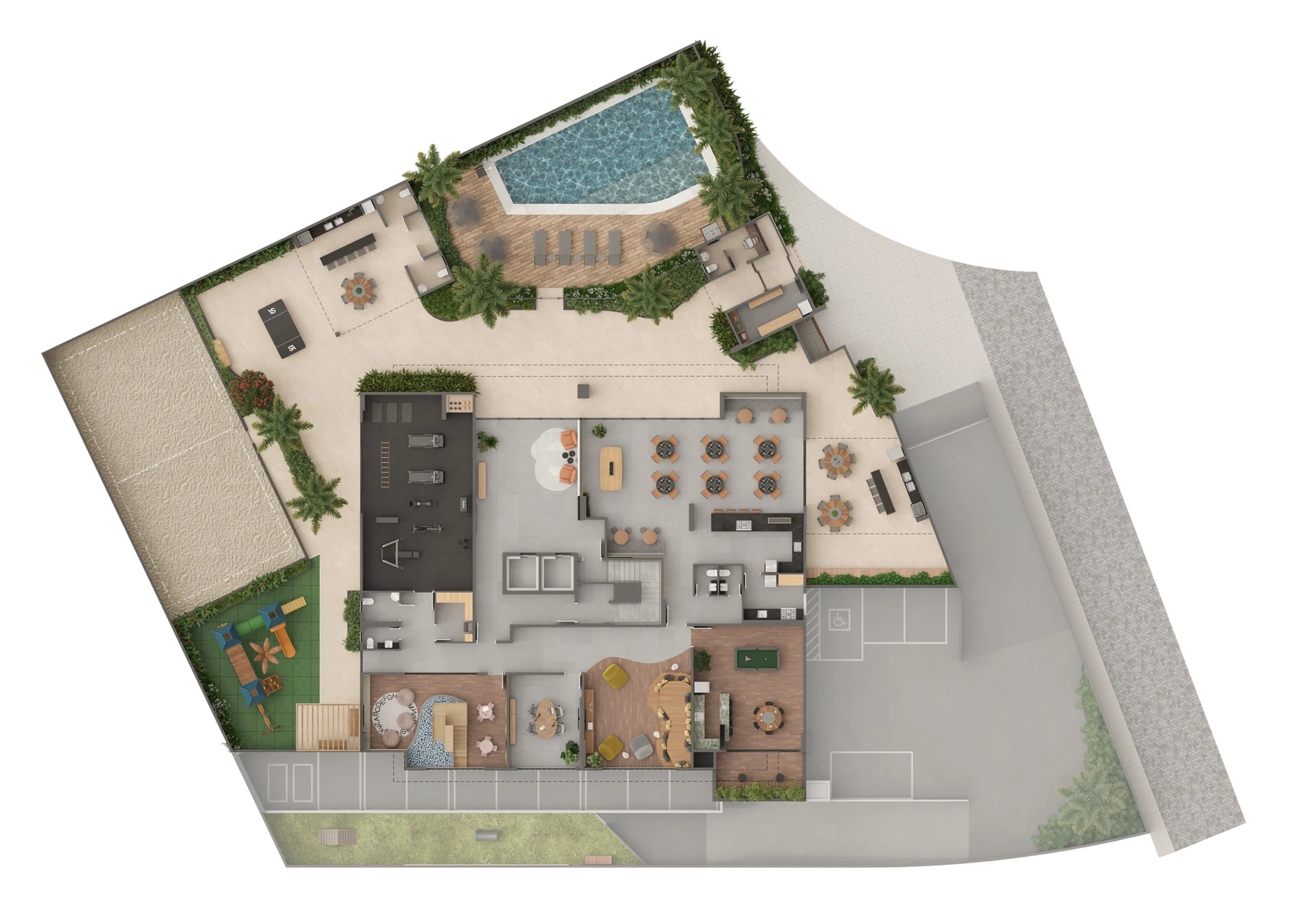 San Andres: Planta humanizada do lazer