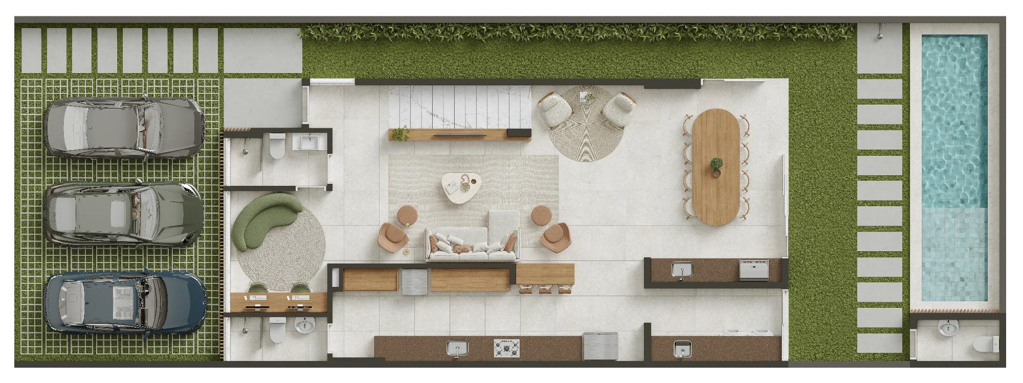 Planta Humanizada - Casa 3 - Orquidea Especial