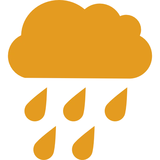 gotas de chuva caindo de uma nuvem negra 1