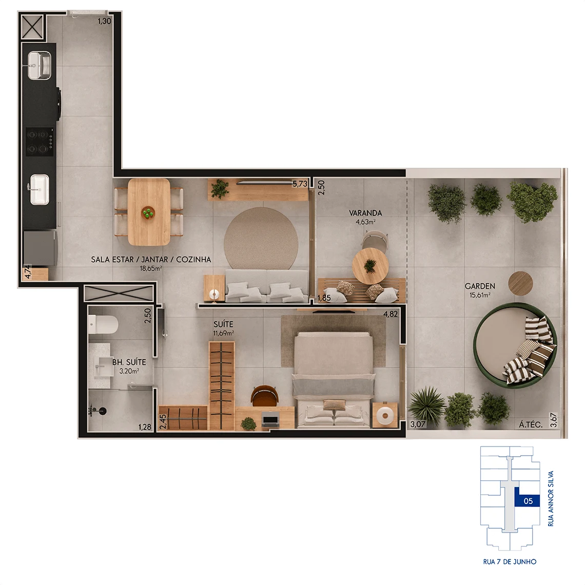 1228 PLH19 APTO GARDEN 05 COTAS