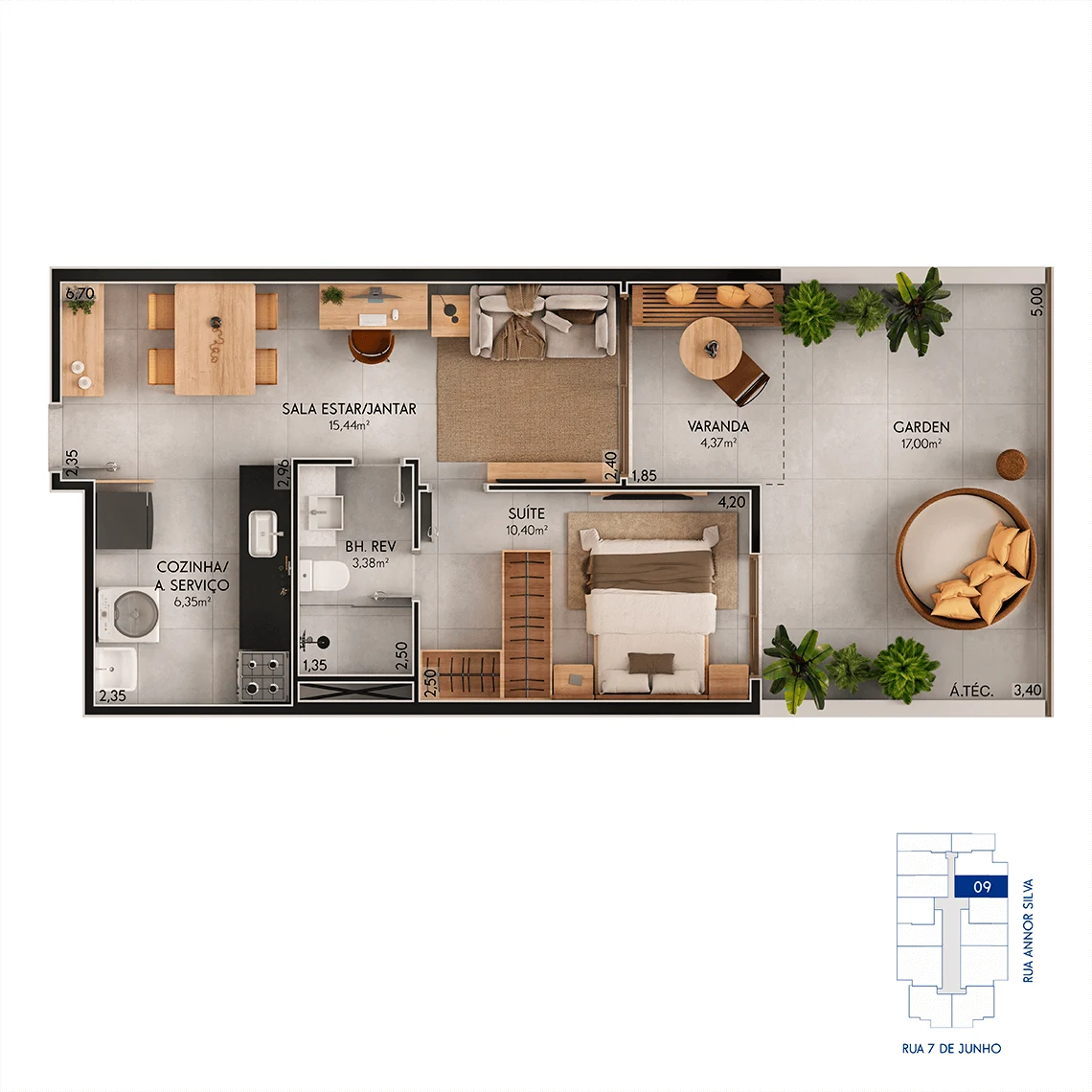 1228 PLH23 APTO GARDEN 09 COTAS