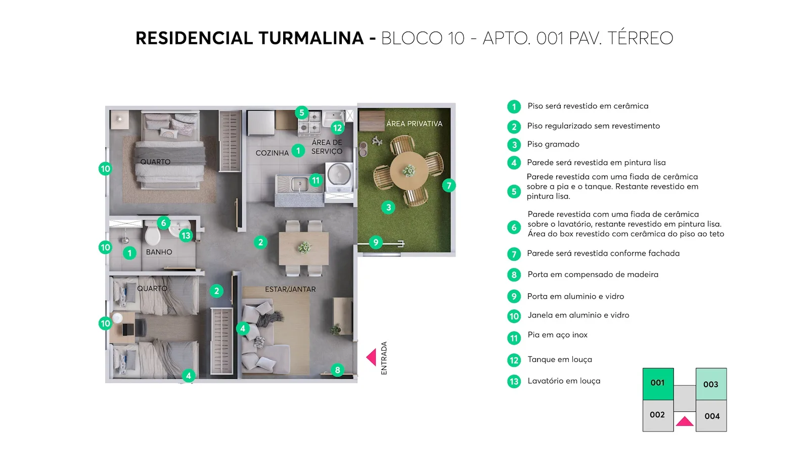 PH BLOCO 06 APTO 001 RESIDENCIAL TURMALINA 2025 03 17