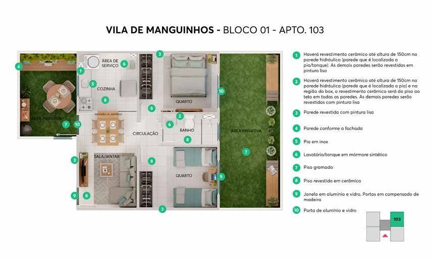 Planta · apartamento final 03