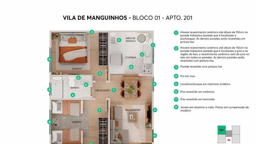 Planta · apartamento final 01
