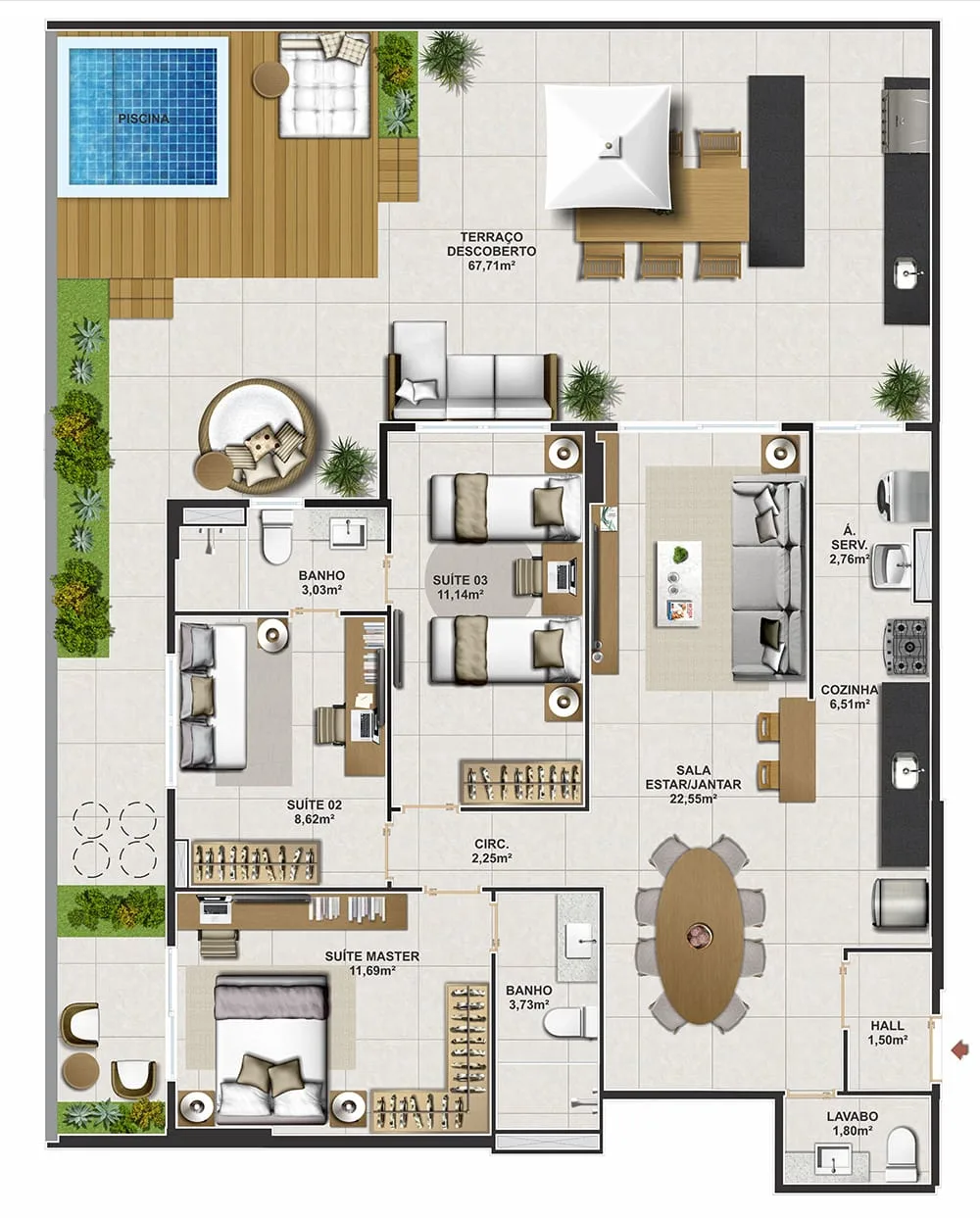 Planta do empreendimento