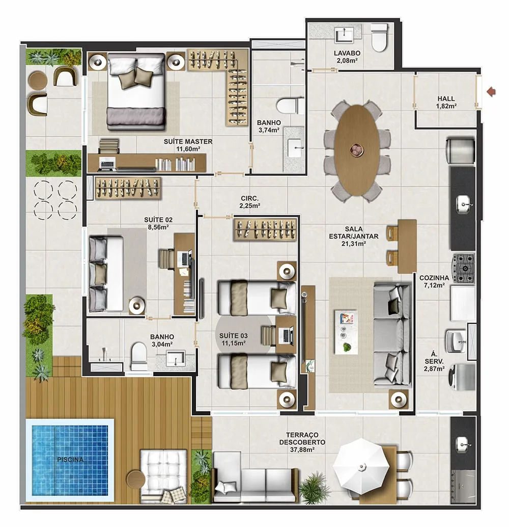 Planta do empreendimento