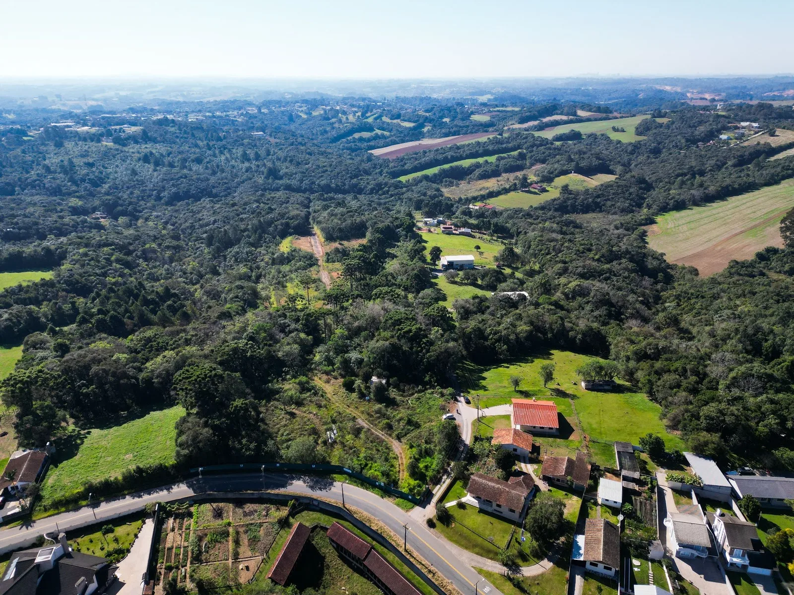 Fotografia aérea da obra e entorno — junho2024