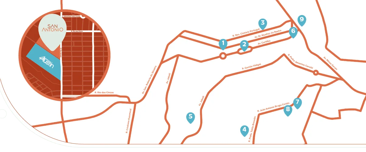 Mapa de localização