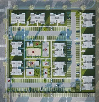 Planta do apartamento — referência Imagem do empreendimento