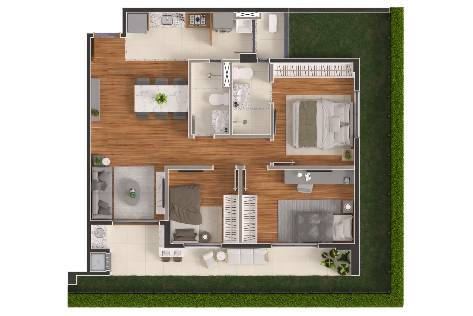 Planta Arbo — garden apto06