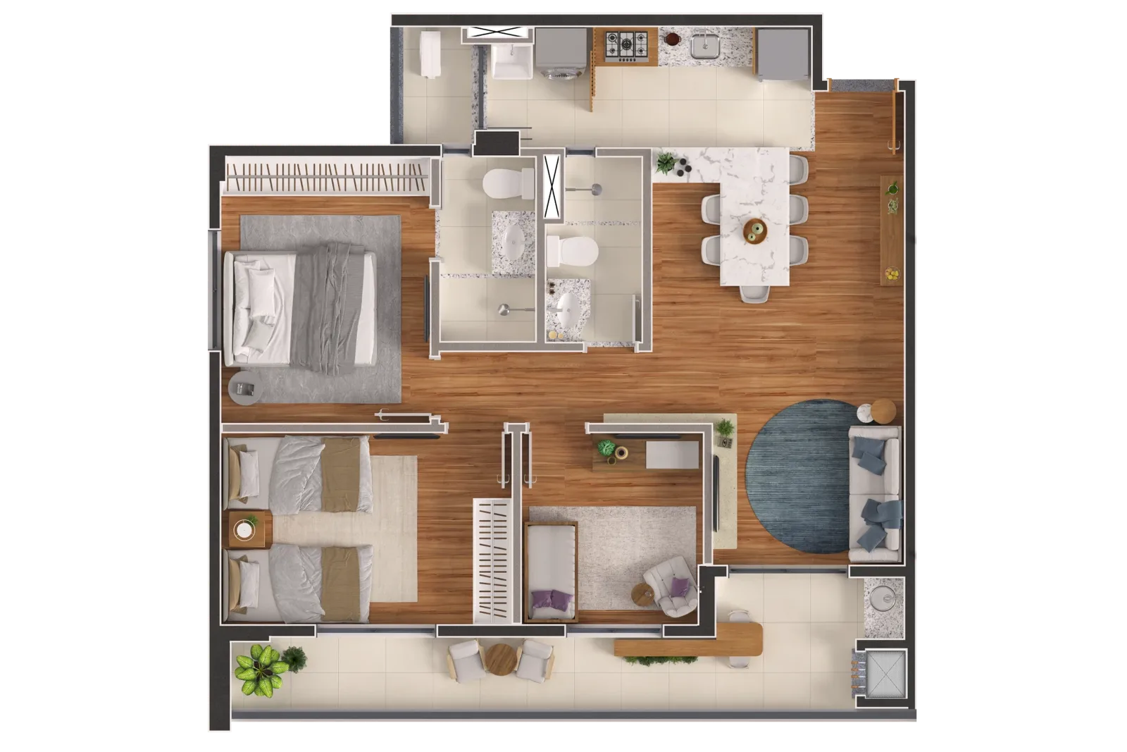 Planta Arbo — tipo apto03