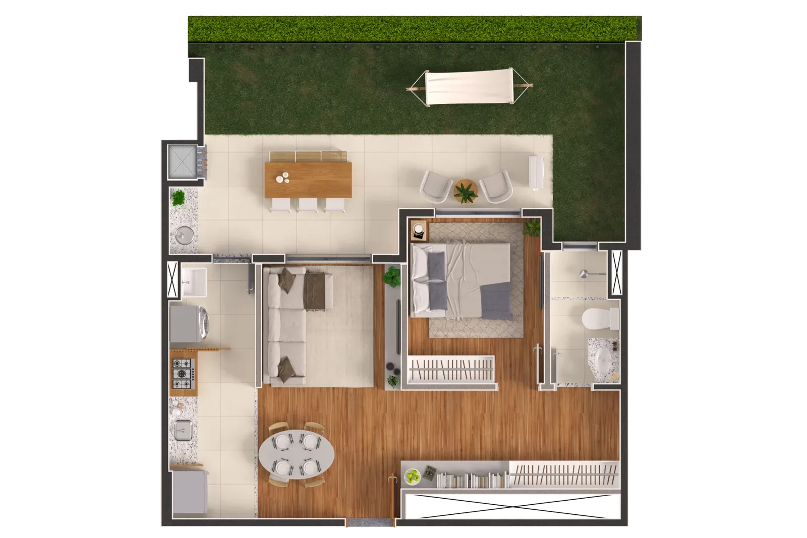 Planta Arbo — garden apto01