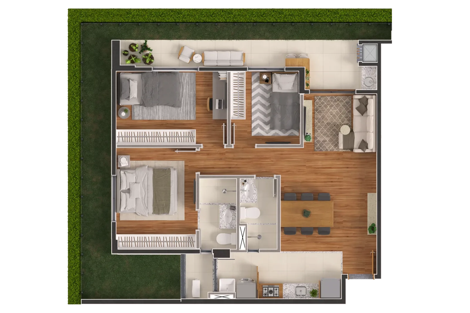 Planta Arbo — garden apto02