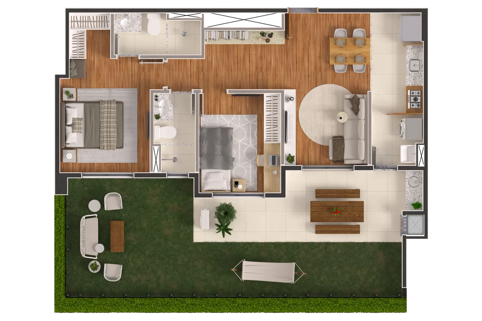 Planta Arbo — garden apto05