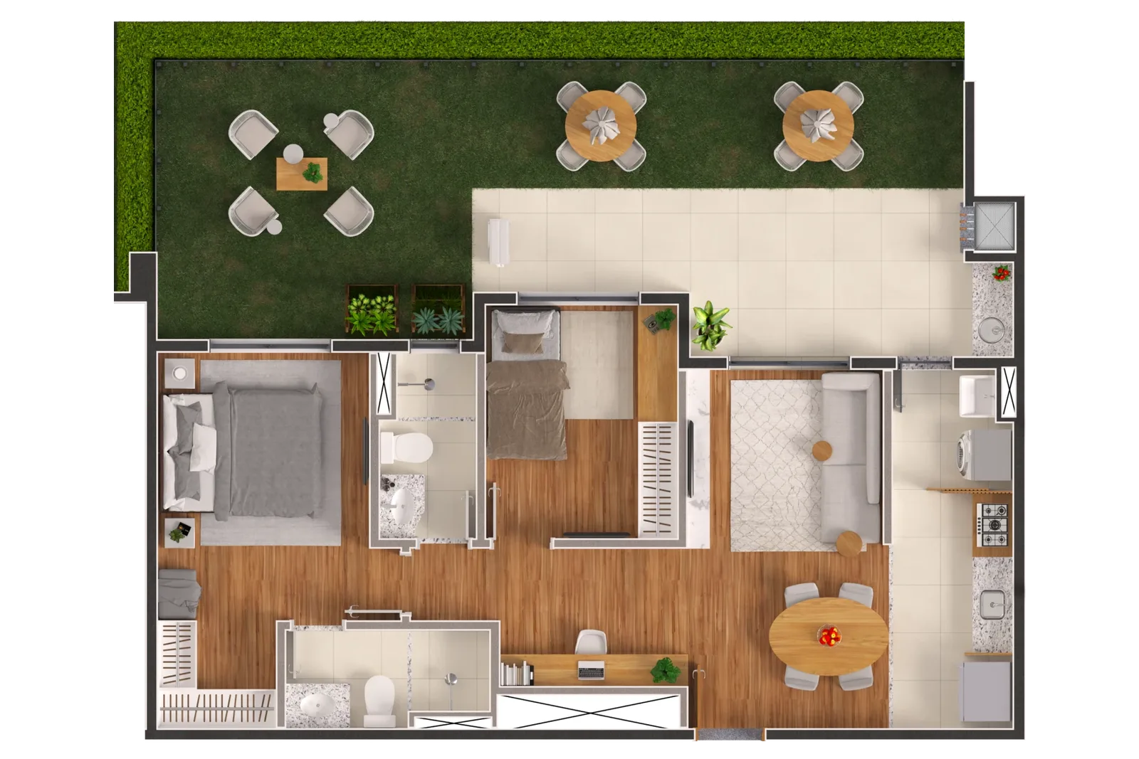 Planta Arbo — garden apto08