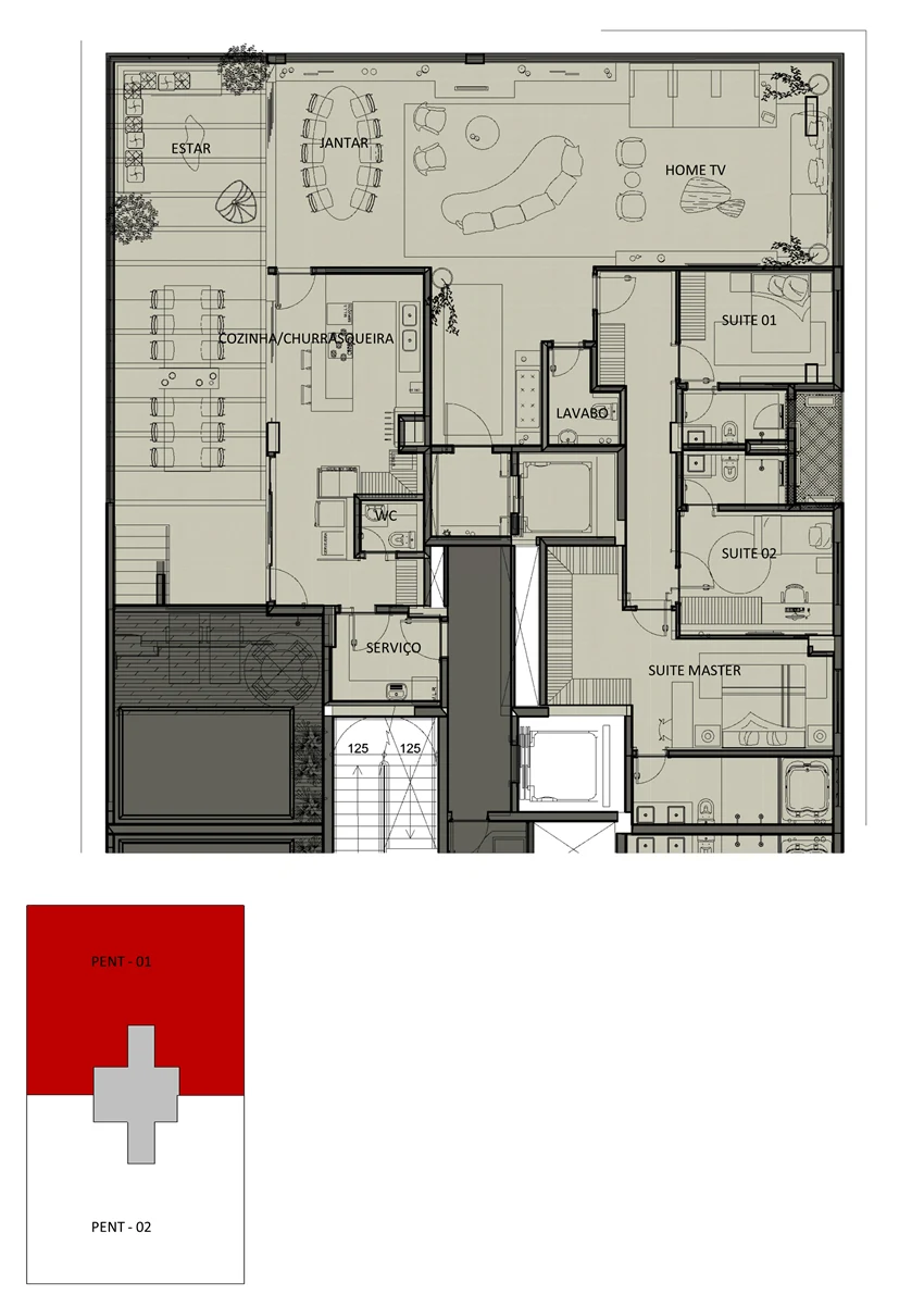 Planta DOM — configuração 19