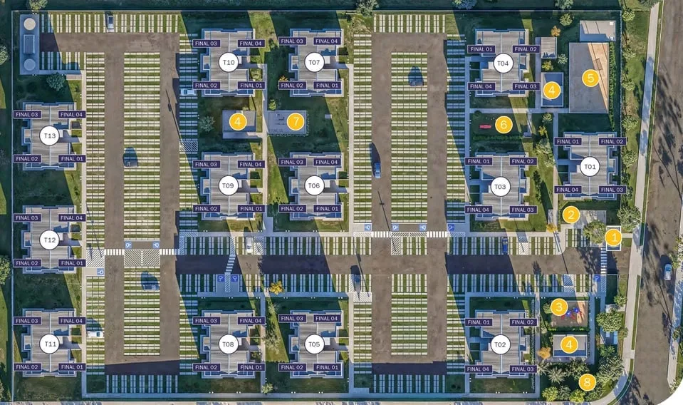 Planta do apartamento — referência Imagem do empreendimento