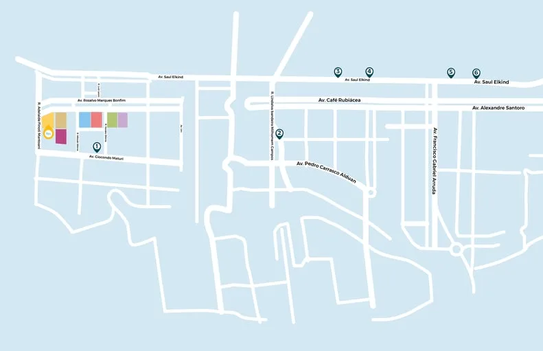 Mapa de localização
