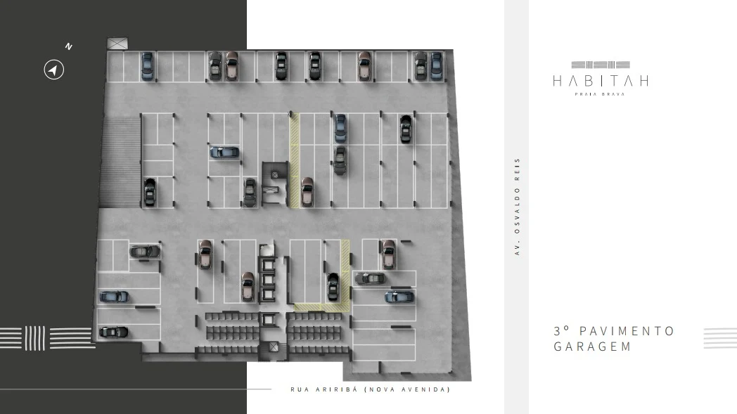 3º pavimento Garagem