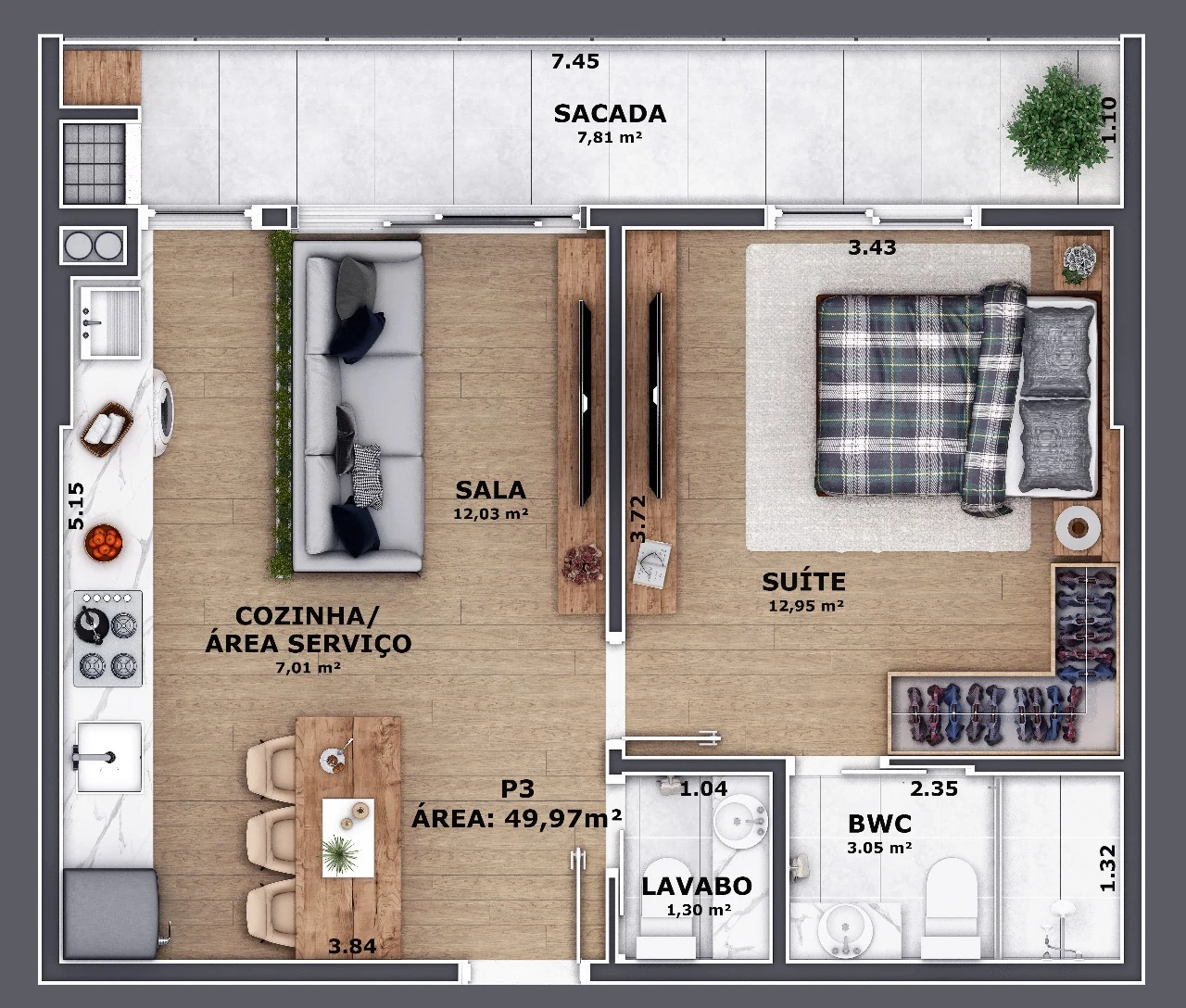 Planta do empreendimento