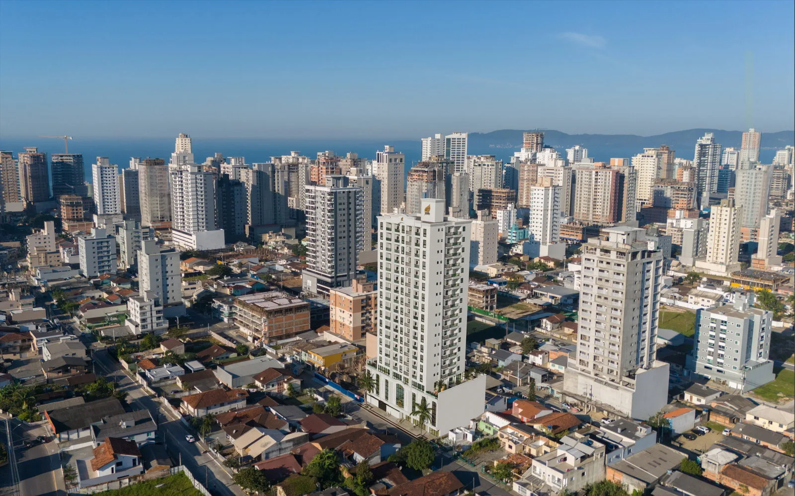 Vista aérea do entorno