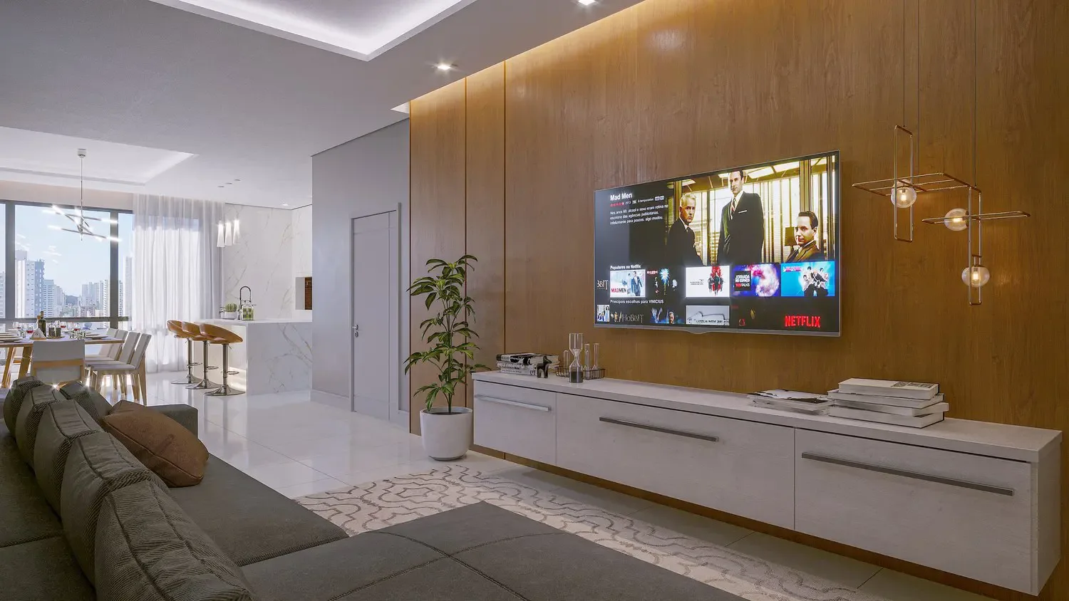 Ilhas Fiji Residence - living room