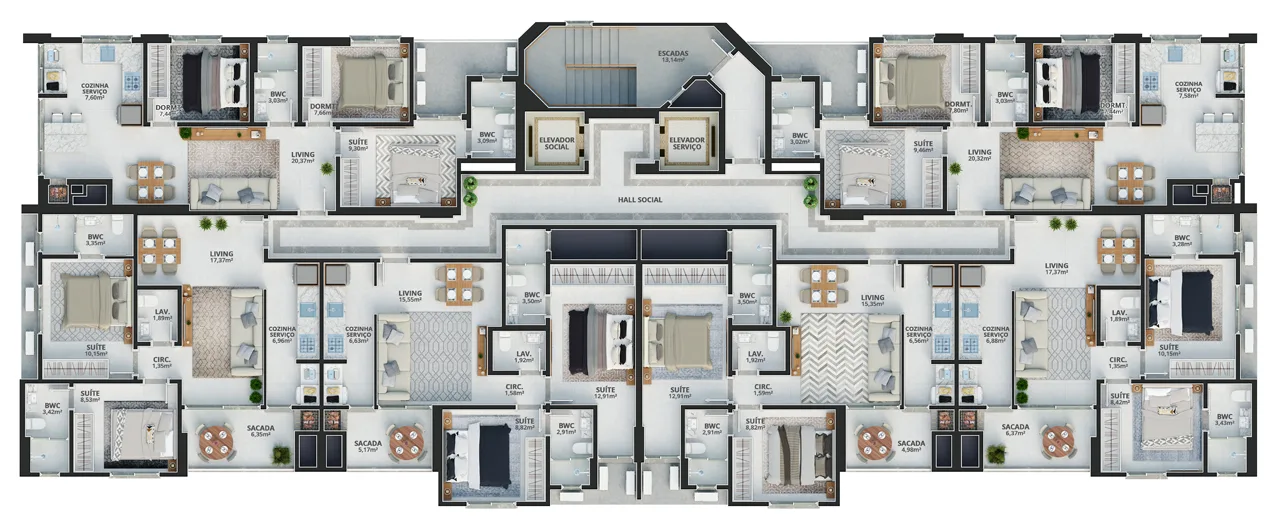 Planta do empreendimento