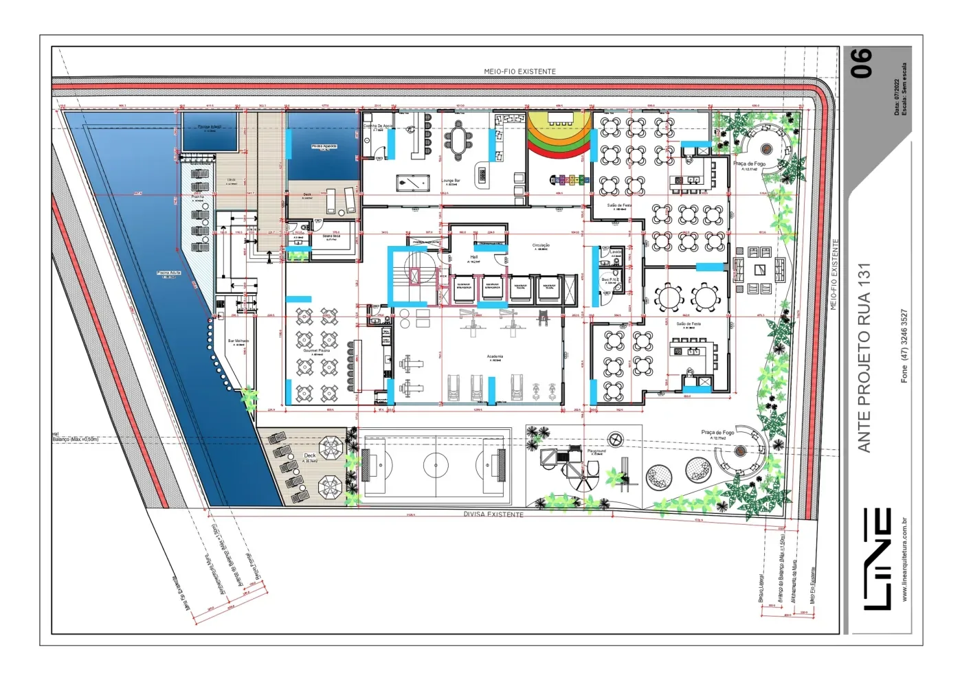 Planta do empreendimento