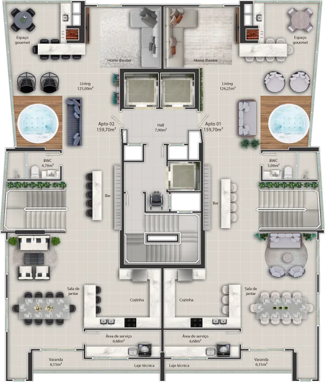 Planta do empreendimento