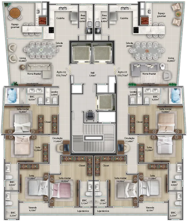 Planta do empreendimento
