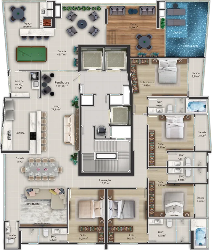 Planta do empreendimento