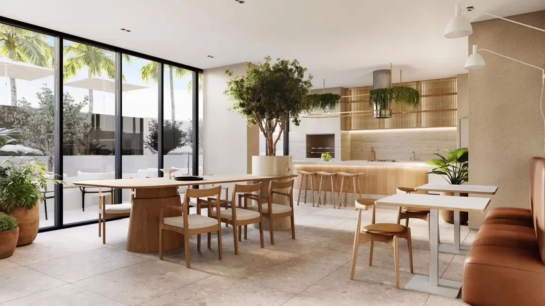 Espaços de bem estar Brava Living - entregues mobiliados e decorados