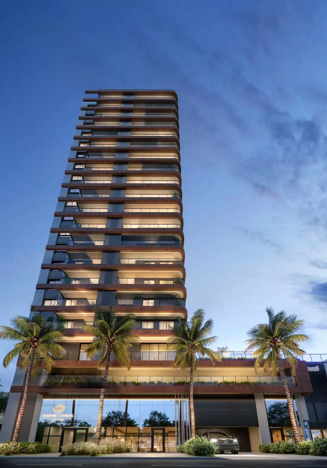 Torre do empreendimento Brava Living