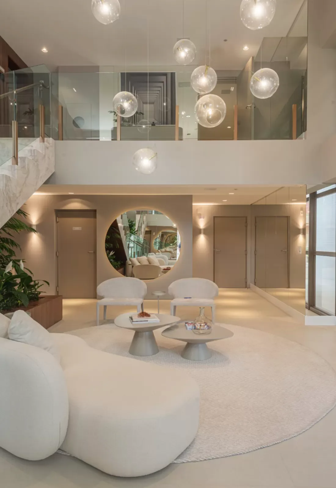 Hall do Ocean Wind, assinado pelo renomado escritório OSA Arquitetos.