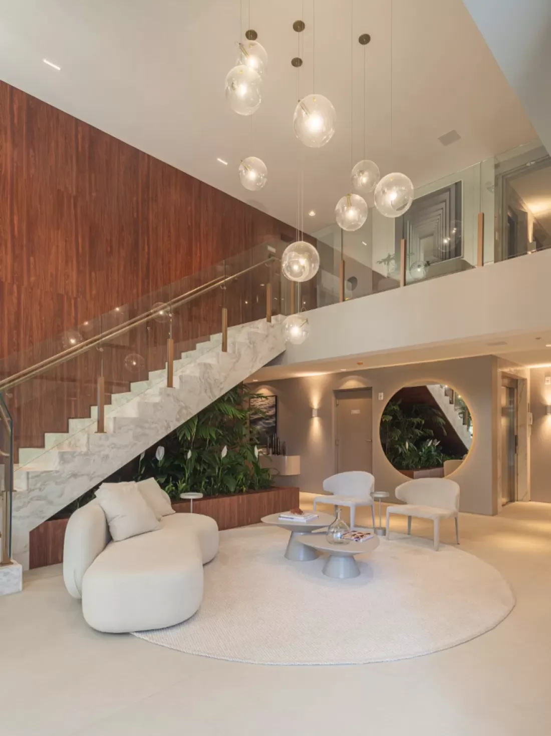 Hall do Ocean Wind, assinado pelo renomado escritório OSA Arquitetos..