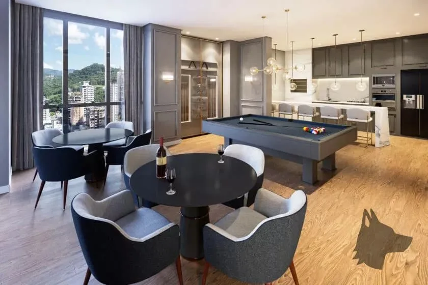 Sala de jogos do Tresor Residence, Invest