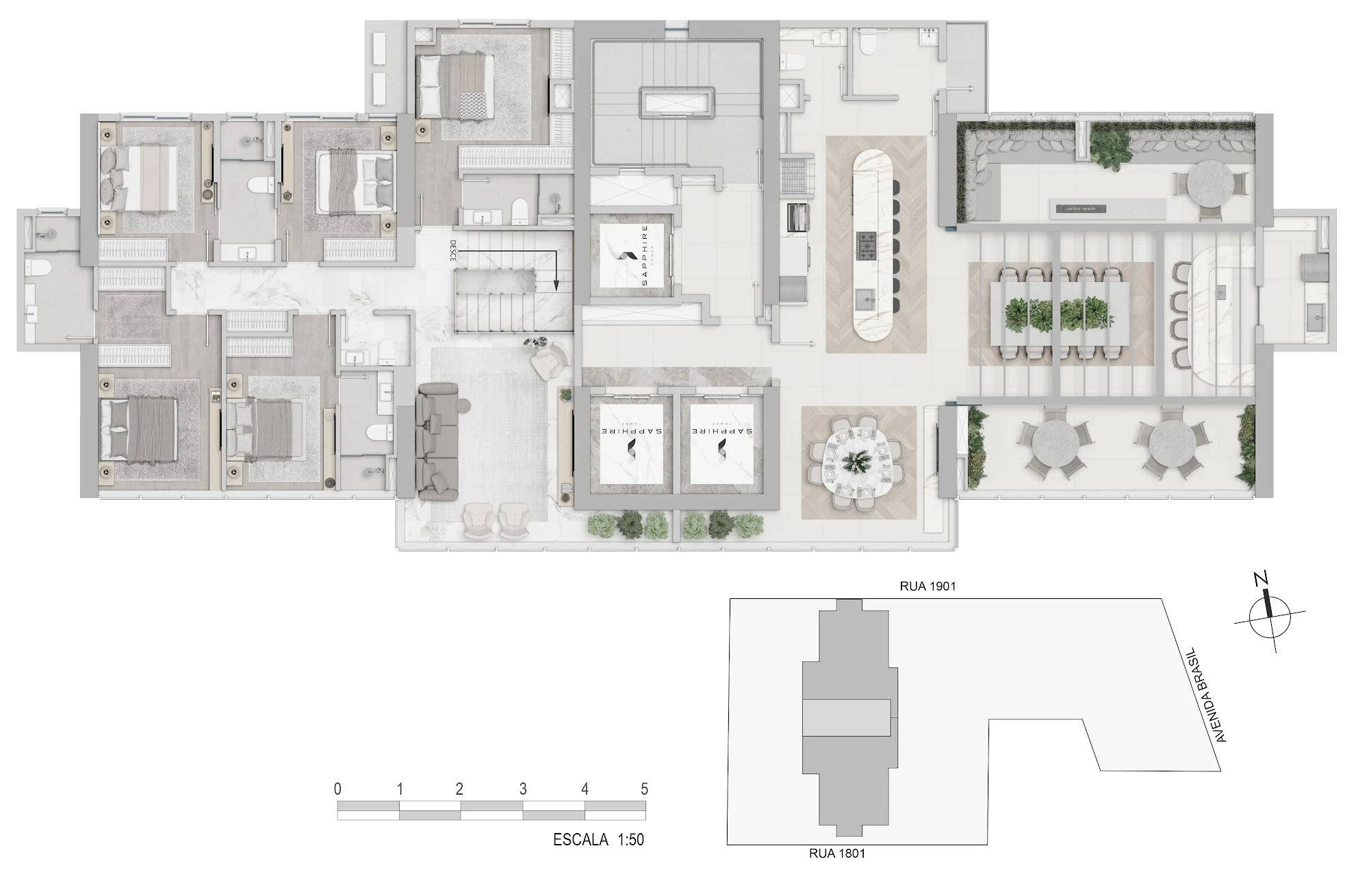 Planta do empreendimento