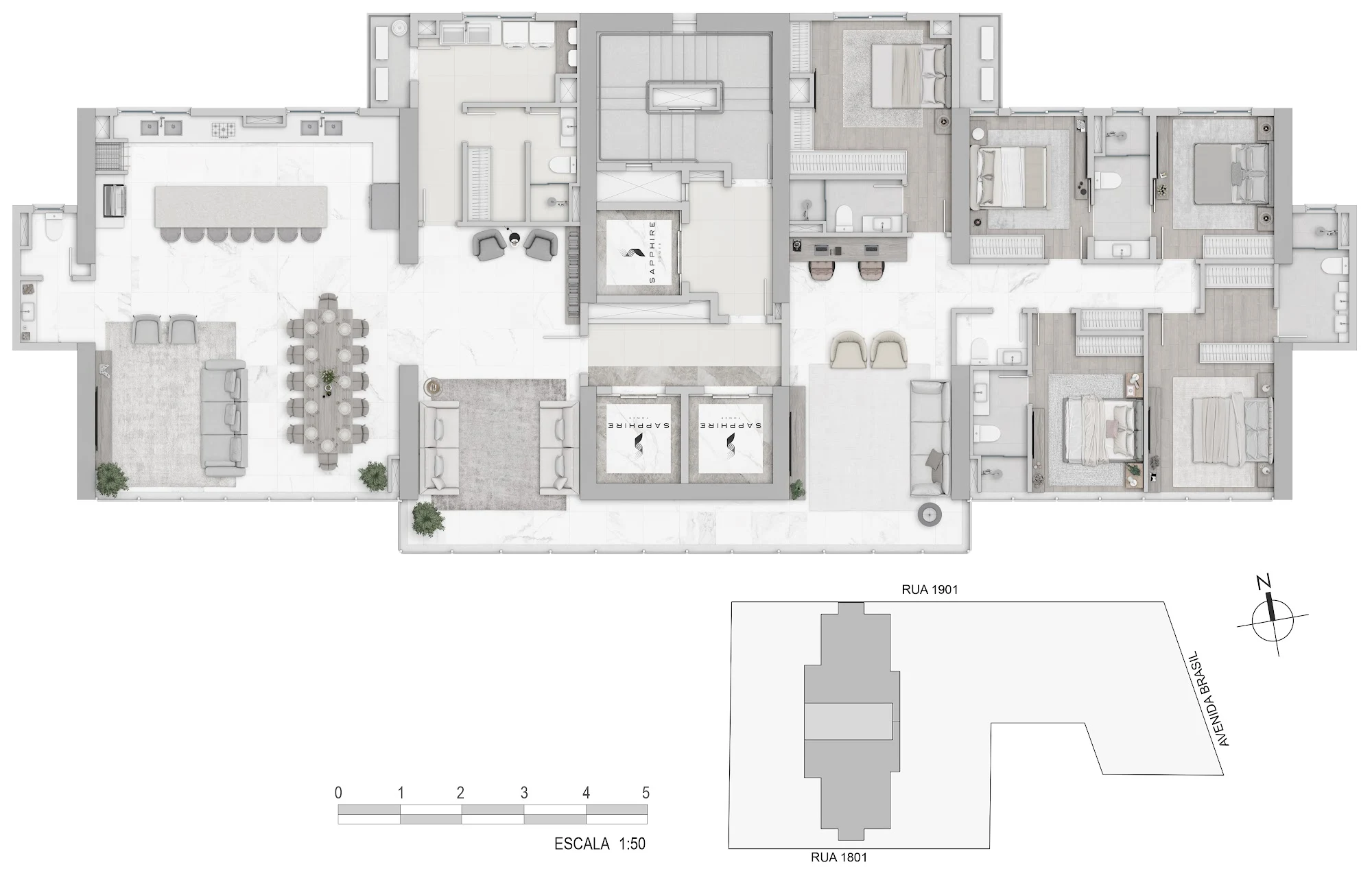 Planta do empreendimento