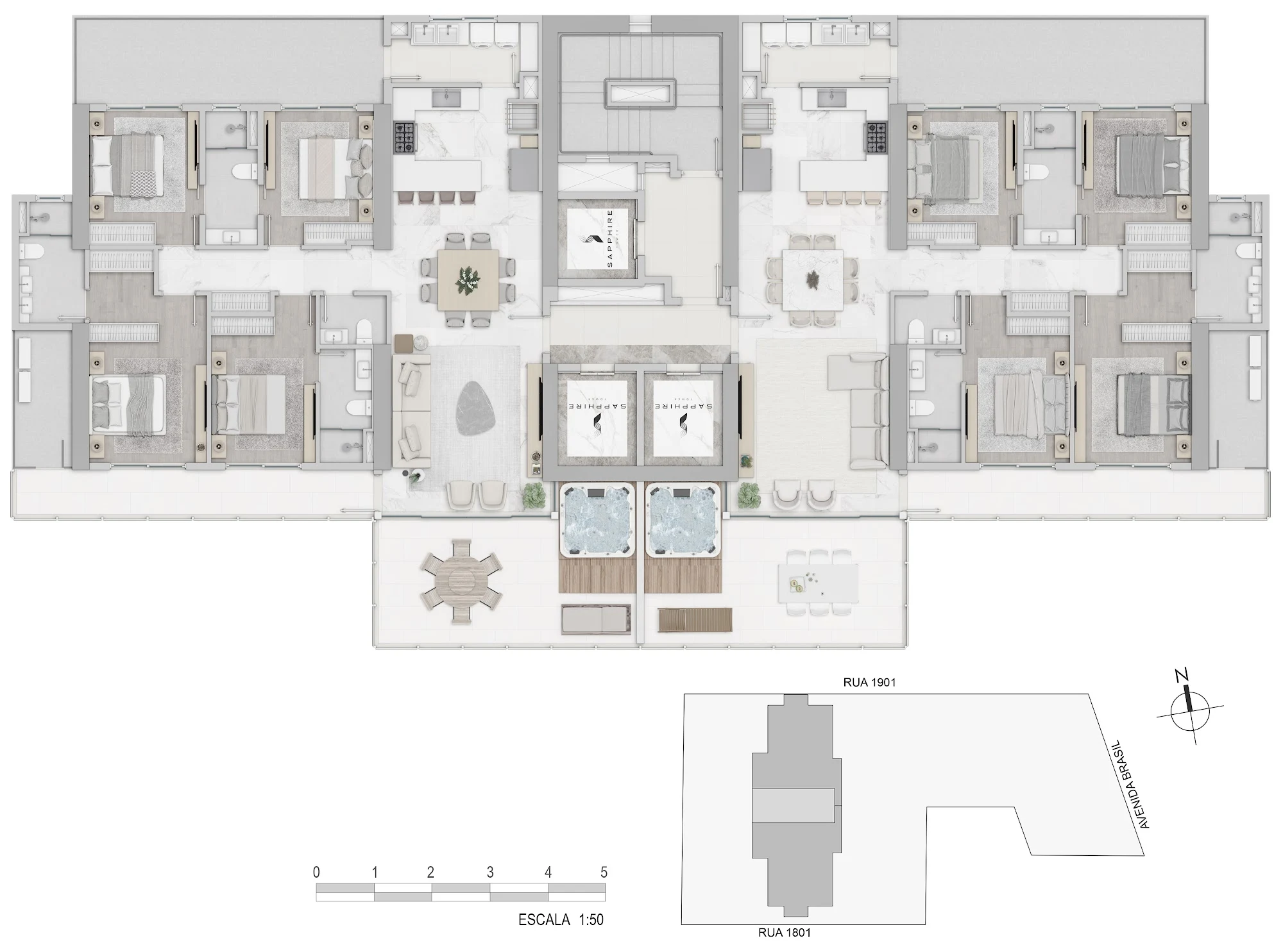 Planta do empreendimento