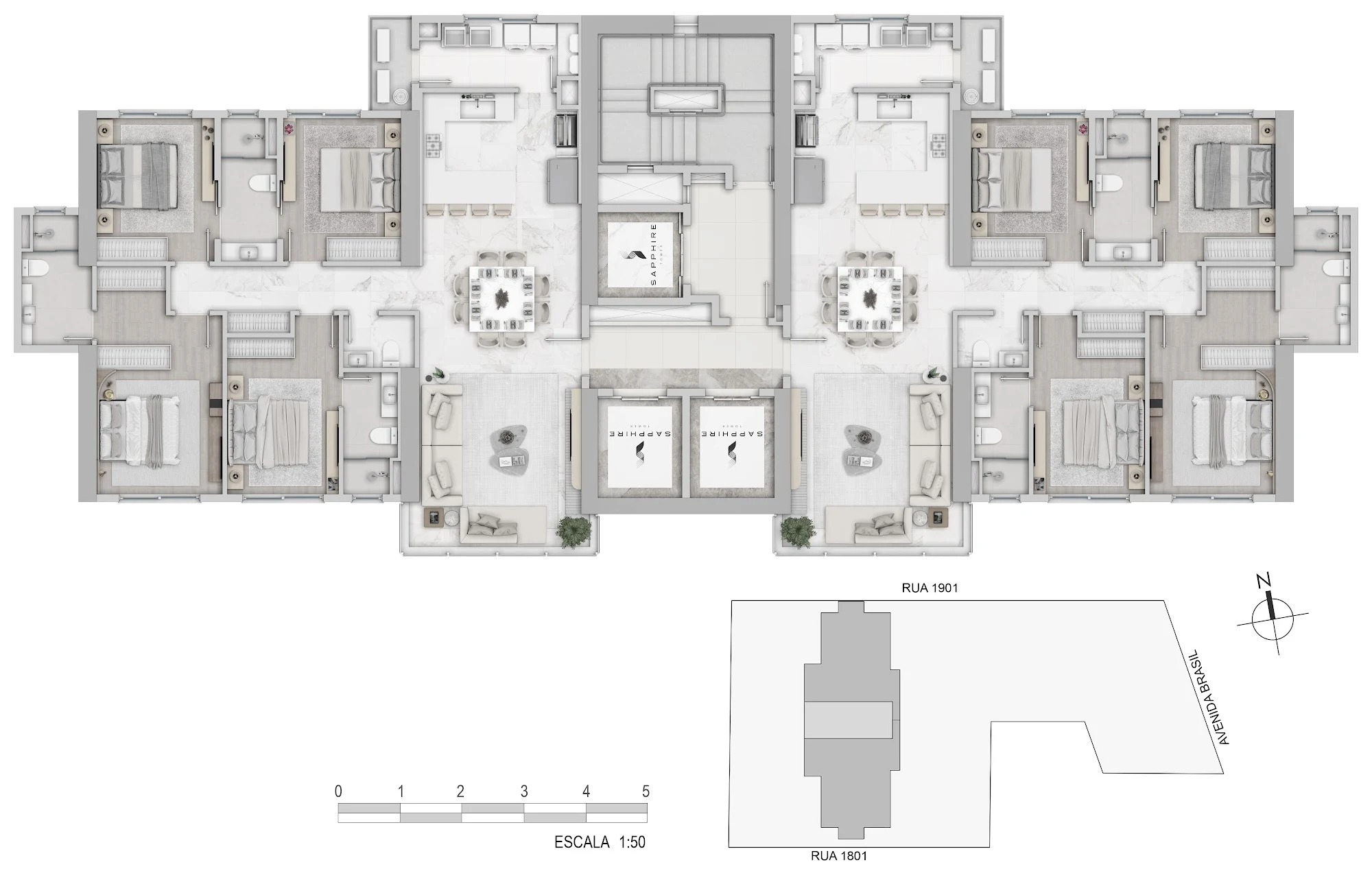 Planta do empreendimento