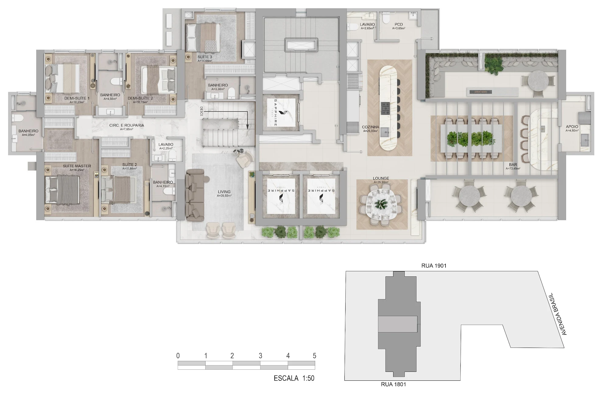 Planta do empreendimento