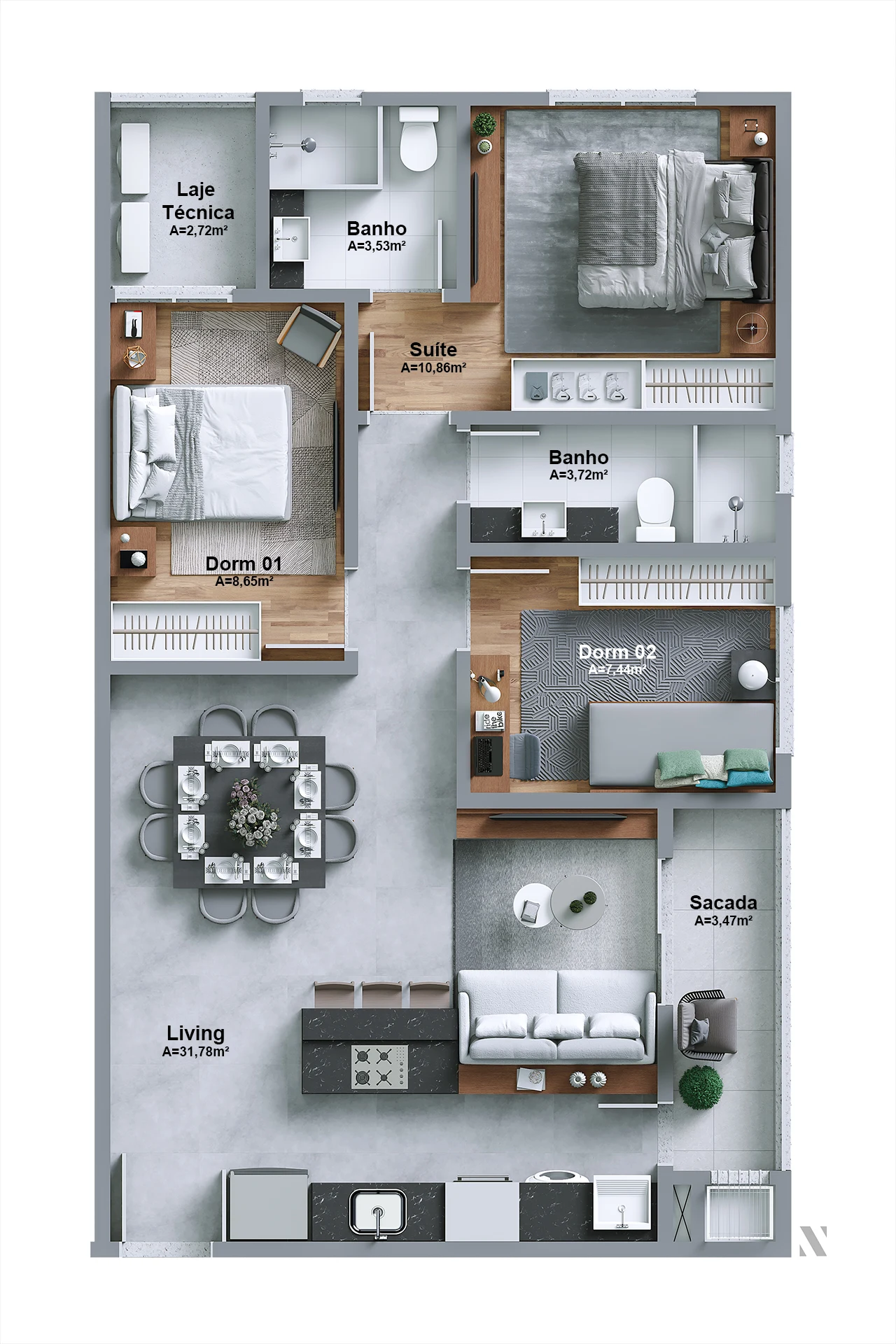 D6 L PH APTO TIPO 1 EF web cotas