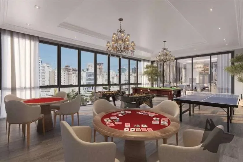 Sala de jogos do Hebron Residence