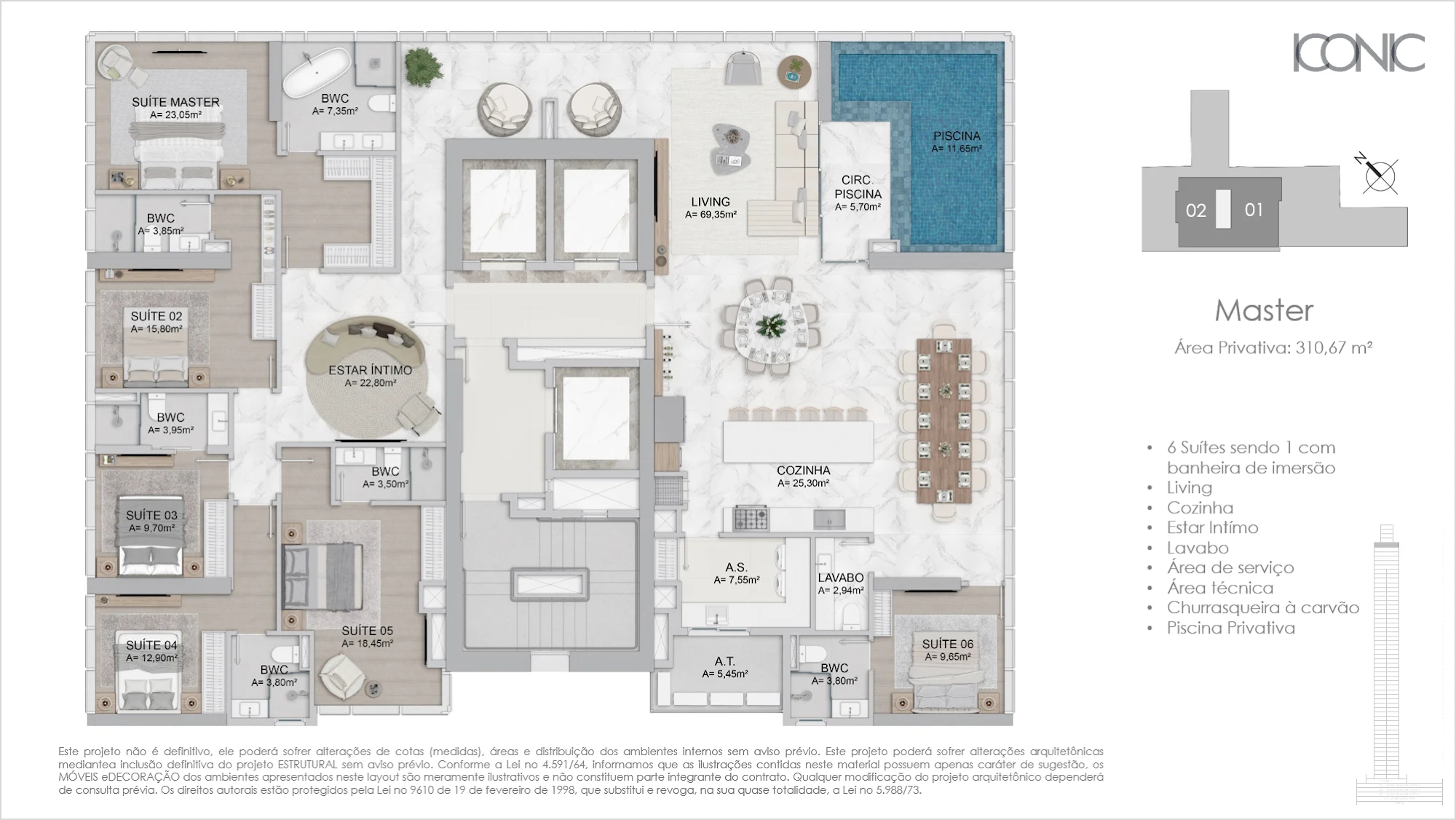 Planta do empreendimento